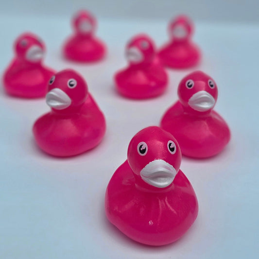 2” Fluorescent Ducks Neon Pink