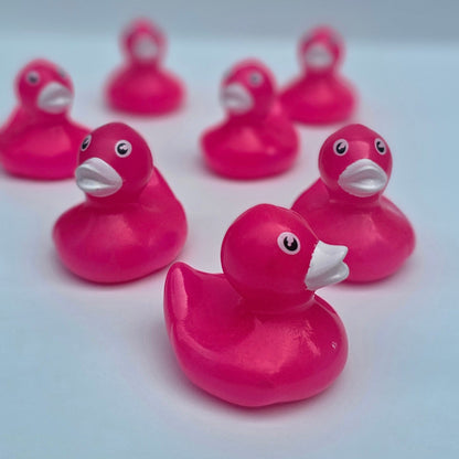 2” Fluorescent Ducks Neon Pink