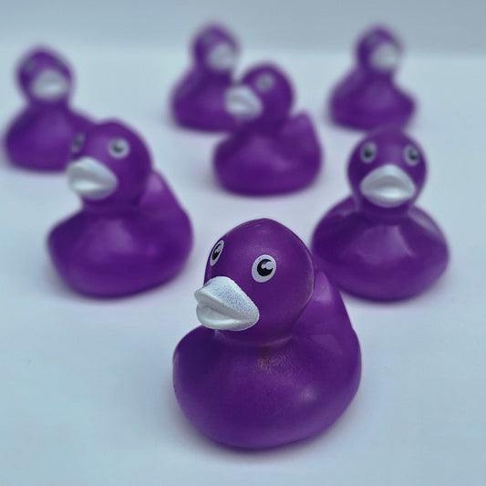 2” Fluorescent Ducks Neon Purple