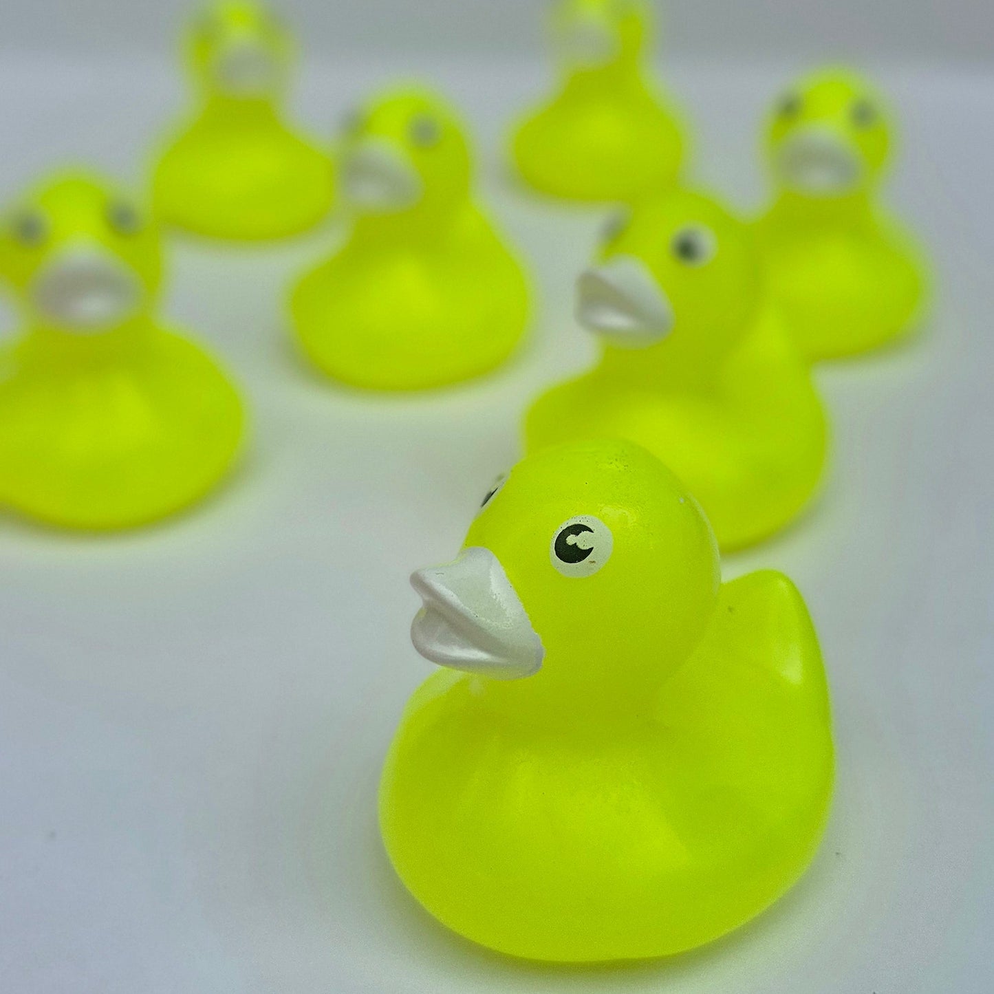 2” Fluorescent Ducks Neon Yellow