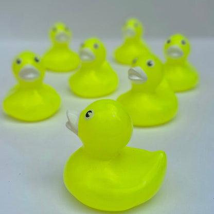 2” Fluorescent Ducks Neon Yellow