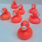 2” Fluorescent Ducks Neon Red