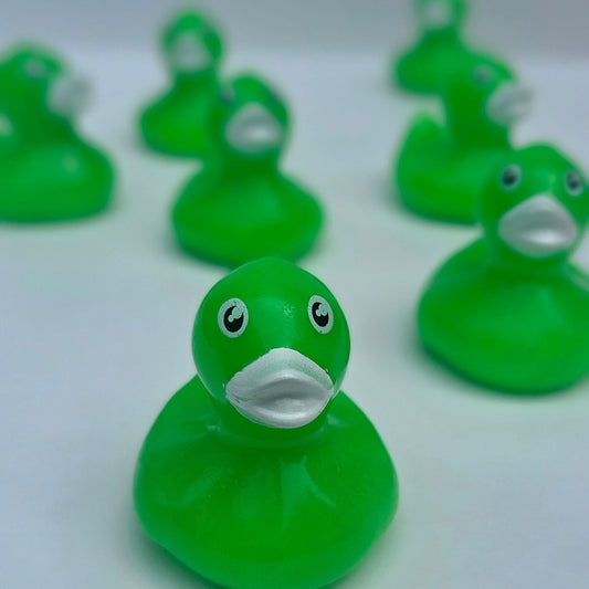 2” Fluorescent Ducks Neon Green
