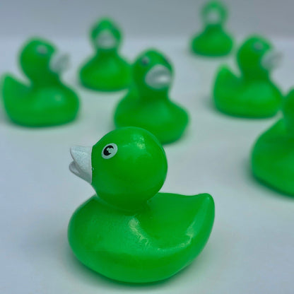 2” Fluorescent Ducks Neon Green